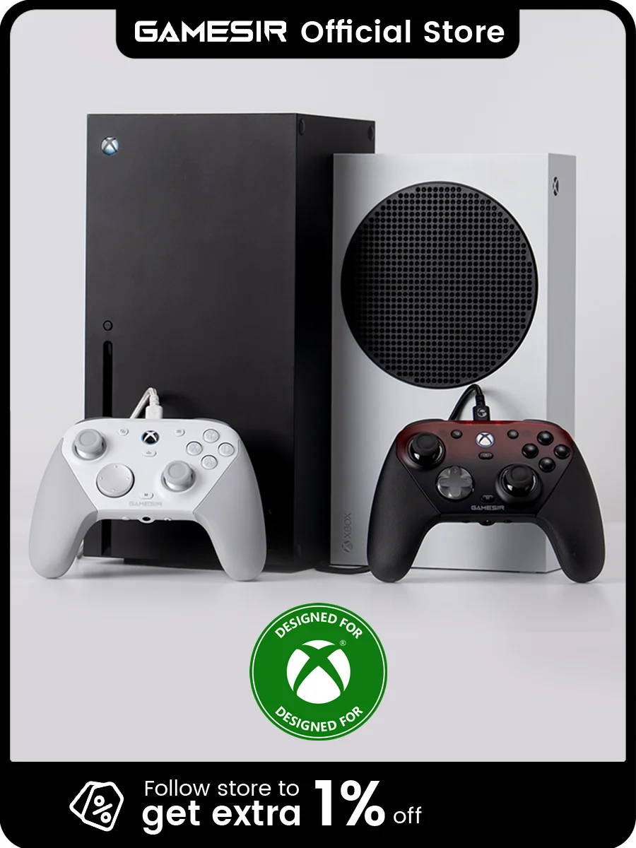 GameSir G7 Pro Xbox Series X | Kontroler S z drążkami TMR, spustami z czujnikiem Halla, magnetycznymi panelami, żyroskopem, inteligentną stacją ładującą — zdjęcie produktu 7