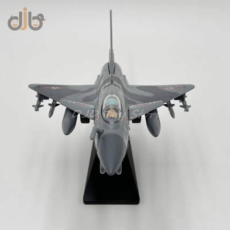 1:87 Diecast Military Aircraft Model Jian-10 Jet Fighter Pull Back Toy With Sound & Light