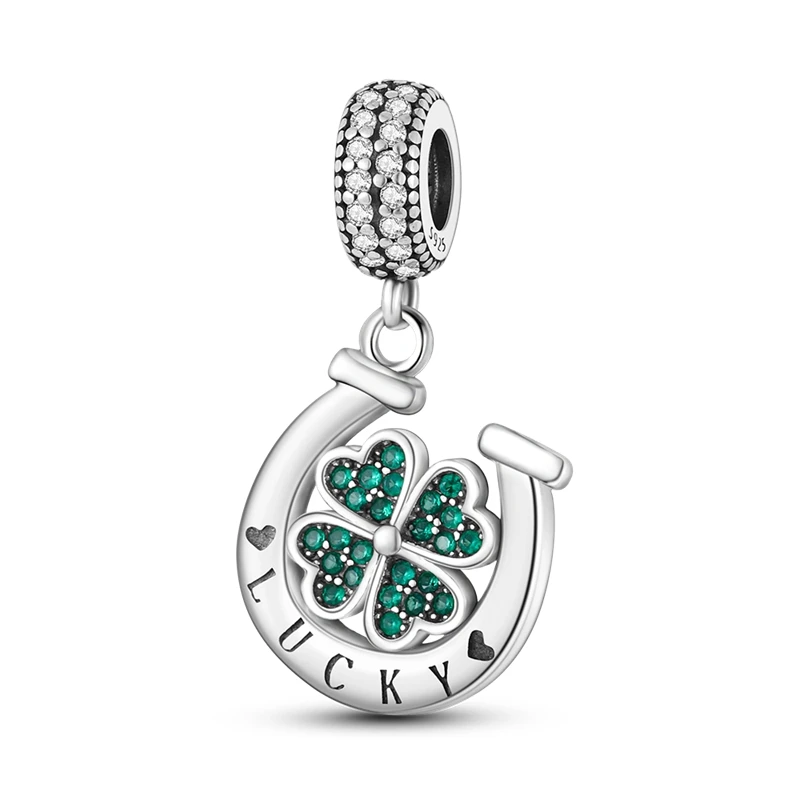 925er Sterlingsilber, grüne Serie, Avocado-Anhänger, Kaktus-Charms, Perlen, passend für Original-Armbänder, Damen-DIY-Schmuck – Detail 4
