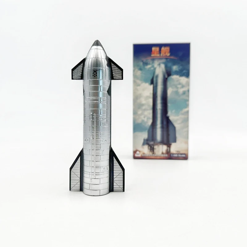 12.5 سنتيمتر 1/400 مقياس SpaceX التنين سفينة الفضاء المركبة الفضائية صاروخ دييكاست لعبة مجسمة معدنية لجمع #5