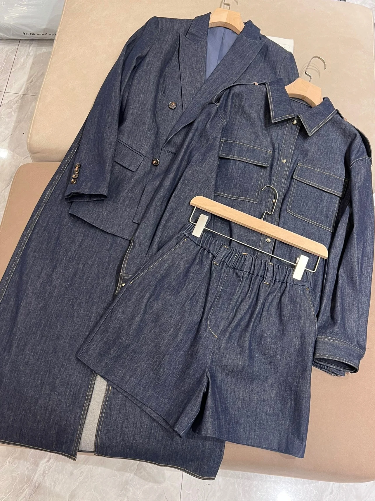 Spring casual denim set of clothes