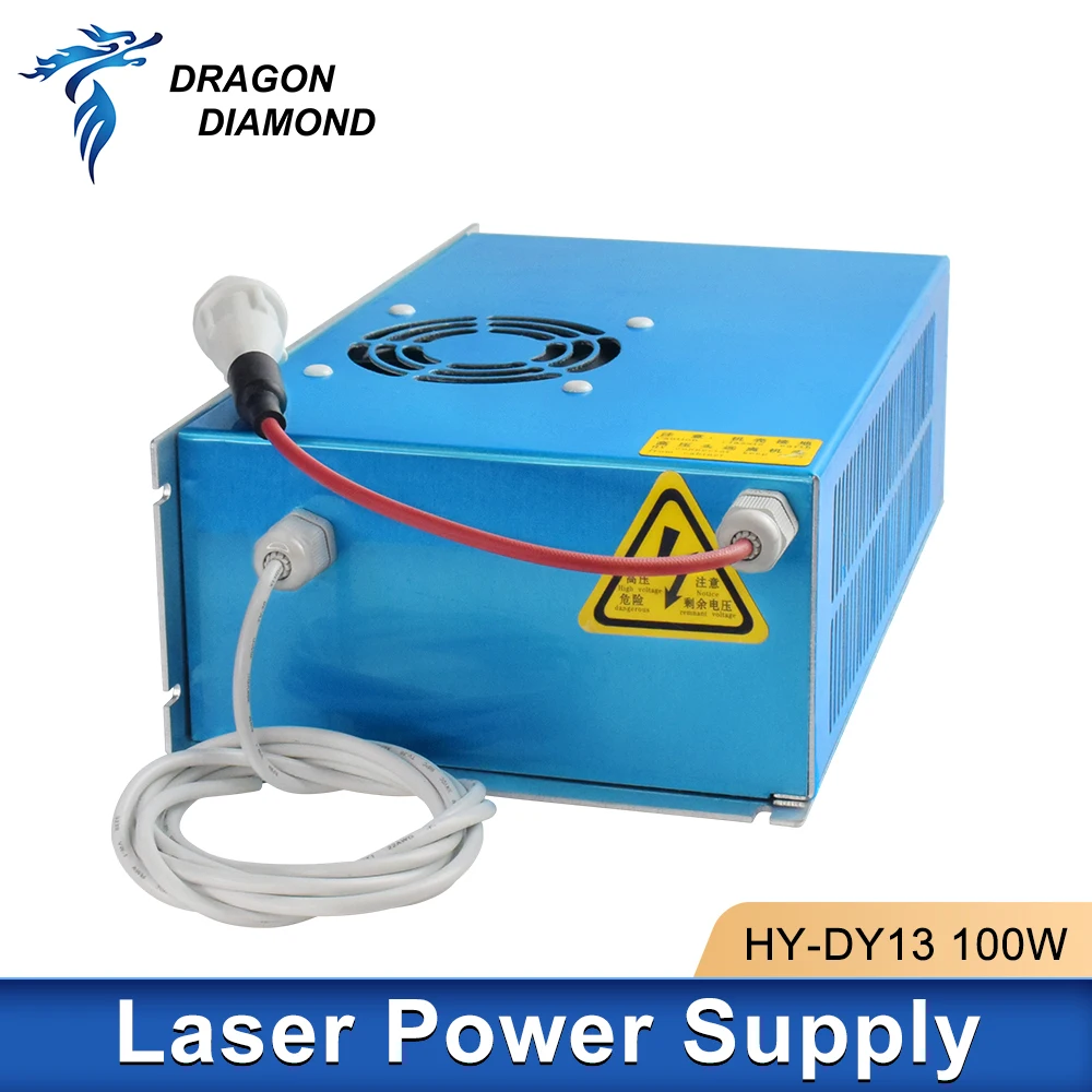 Dy13 100w co2 laser strom versorgung für reci w2/z2/s2 laser röhre für laser gravur und schneide maschine HY-DY serie