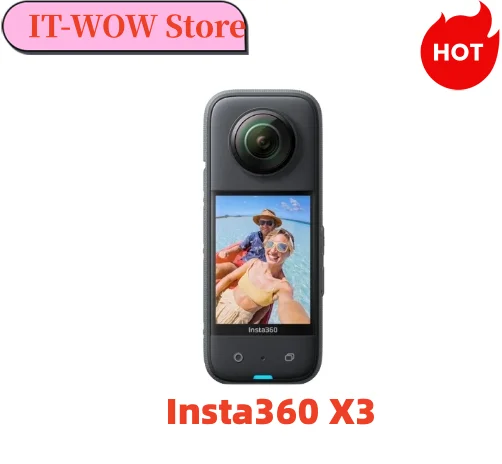 Insta360 X3 - Waterproof 360 Action Camera with 1/2