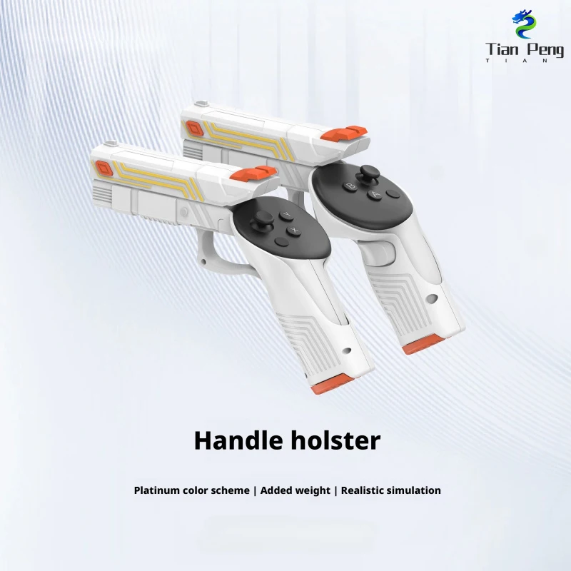 

VR Controller Gun Sleeve Dual Gun Mate Grip Cover Enhance Gaming Experience Game Handheld Bracket Accessories for Oculus Quest 3