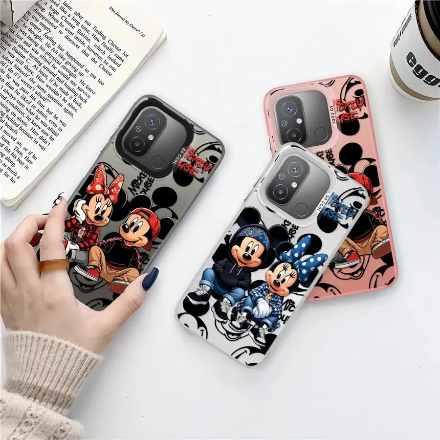 Disney Mickey Minnie Mouse Cool Phone Case for Xiaomi Redmi 12 12C 13C 13 A2+ A3 A1 Plus A3x Poco X3 NFC C50 C51 C61 X3Pro Cover