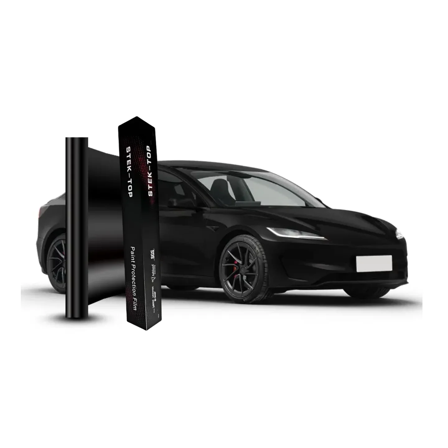 

STEK TPU PPF 7.5MIL Matte Black Paint Protection Film Thermal Expansion Control Hydrophobic Surface Universal Body Armor