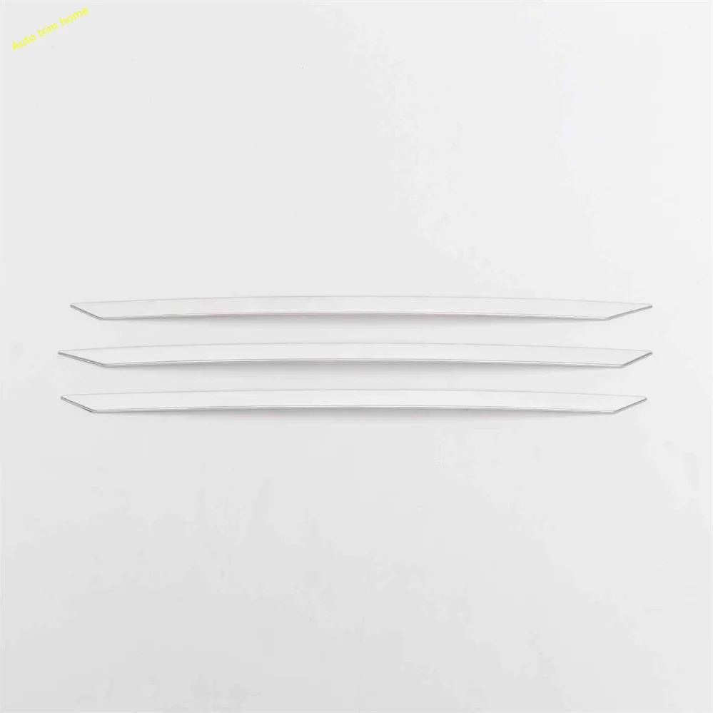 Auto Front Center Radiator Grille Mouldings / Rear Bumper Trim Stripes Cover Fit For Haval Dargo 2th 2023 2024 Accessories