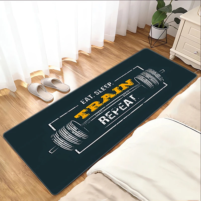 

Gym Washable Non-slip Room Rugs Kitchen Rug Man Bathroom Mat Home Entrance Mats Balcony Carpet Foot Bath House Door Hallway