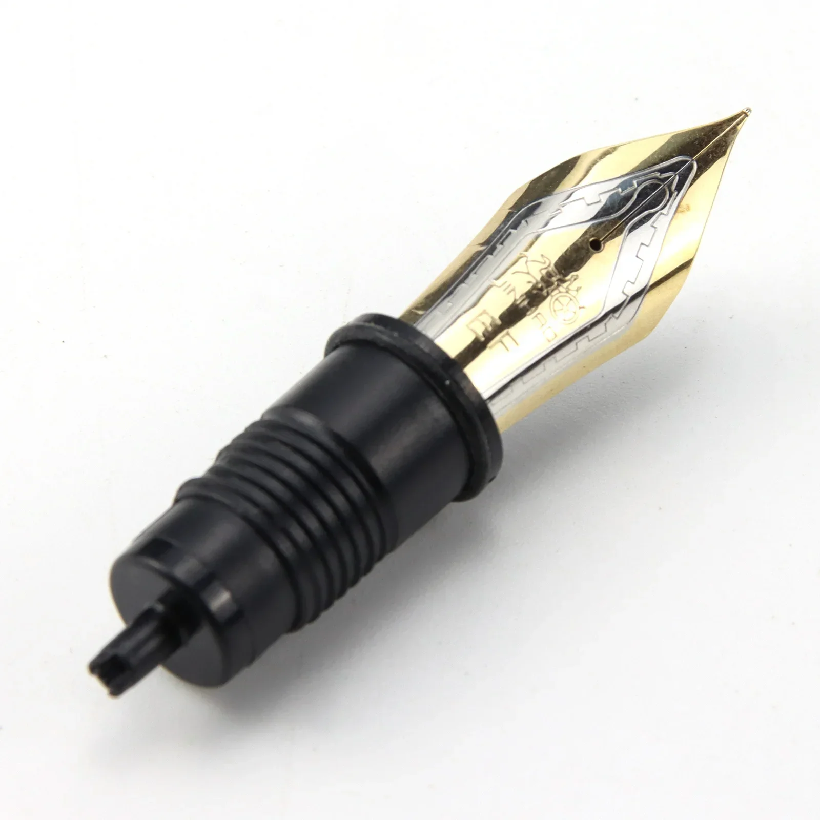 Imagem -04 - Jinhao Fountain Pen Nibs Metal Substituído ef f m Tamanho Dourado Prata X159 Pcs