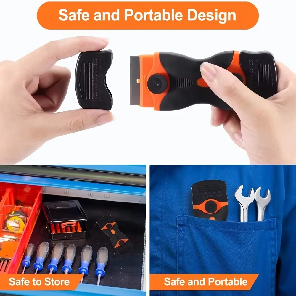 Scraper blade tool car film sticker glue de-icing knife glass ceramic glass window crevice kitchen home car cleaning scraper