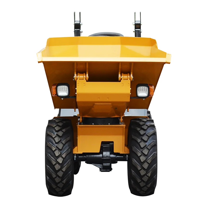 Customized Articulated 1.3 Ton 4x4 Site Dumper Self Loading Bucket Mini Truck Wheel Dumper for Sale