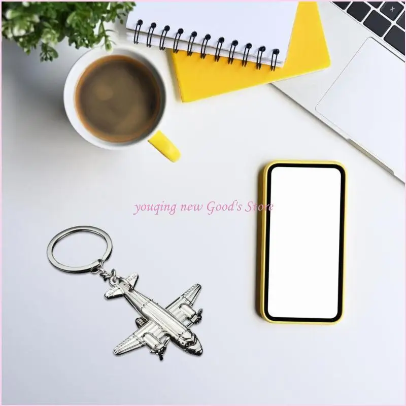 57QA Novelty Airplanes Shaped Holder Polished Zinc Alloy Construction Compact Decorative Item for Adventure Seekers