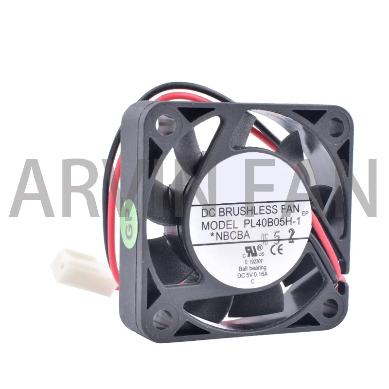 Ventilador de refrigeração pl40b05h-1, 4cm, 40mm, 4010, 5v, 0.16a, alto volume, usb, resfriamento, original, novo