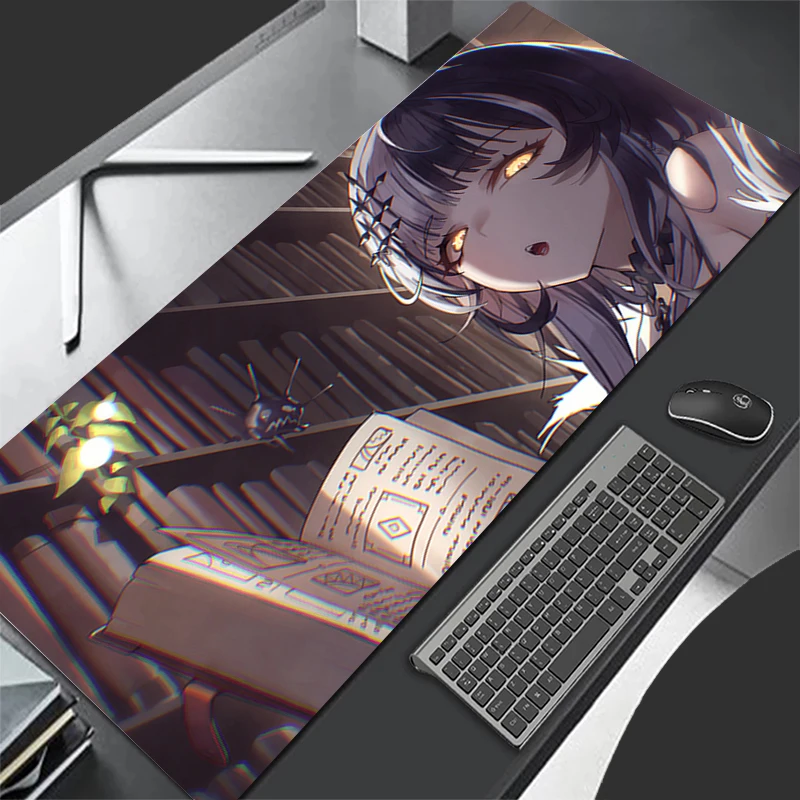Gaming-Mauspad, Schreibtischunterlage, Hololive Shiori Novella Gamer, professionelles Premium-Mauspad, Geschwindigkeitsregelung, Zubehör, Tastatur-Pad