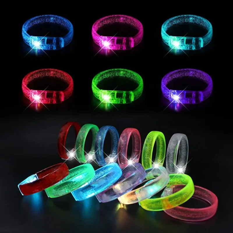 Luminous Bracelet Sticks Bracelets Wristbands Glow in The Dark Party Supplies Neon Light Up Bracelet Toys Kids Adults Party