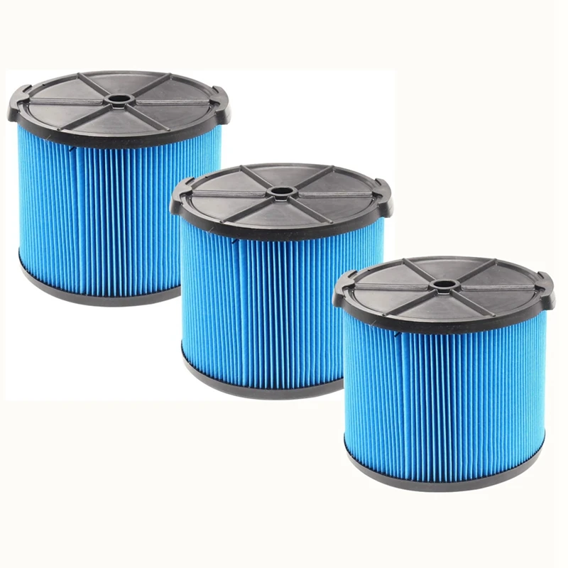 Filter Filter Replace 3-Layer Fine Dust Pleated Paper Filter VF3500 For RIDGID 3 To 4.5 Gallon Wet/Dry Shop Vacuums