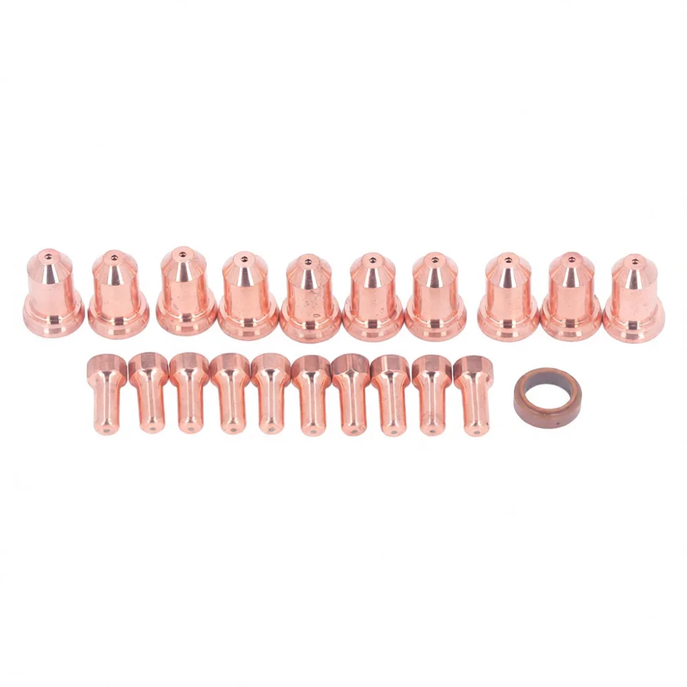 Metal Cutting Torch Parts For IPT80 PTM80 PT100 Plasma Electrode Nozzle Kit Industrial Manufacturing Welding Repair Equipment