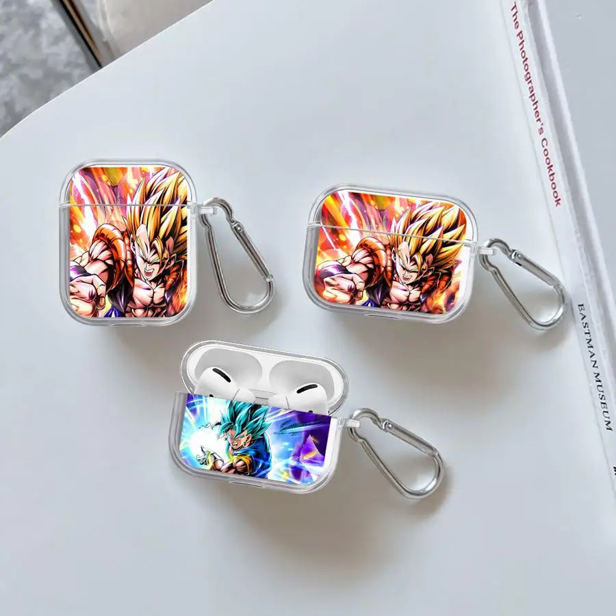 

Son Go-Kus Super Saiyan Blue Clear Earphone Cases Cover Case For Airpods Pro3 Pro2 2 Pro 4 3 1