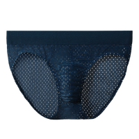 5pcs Men's ice silk underwear low waist antibacterial briefs summer thin mesh breathable shorts boys underwear