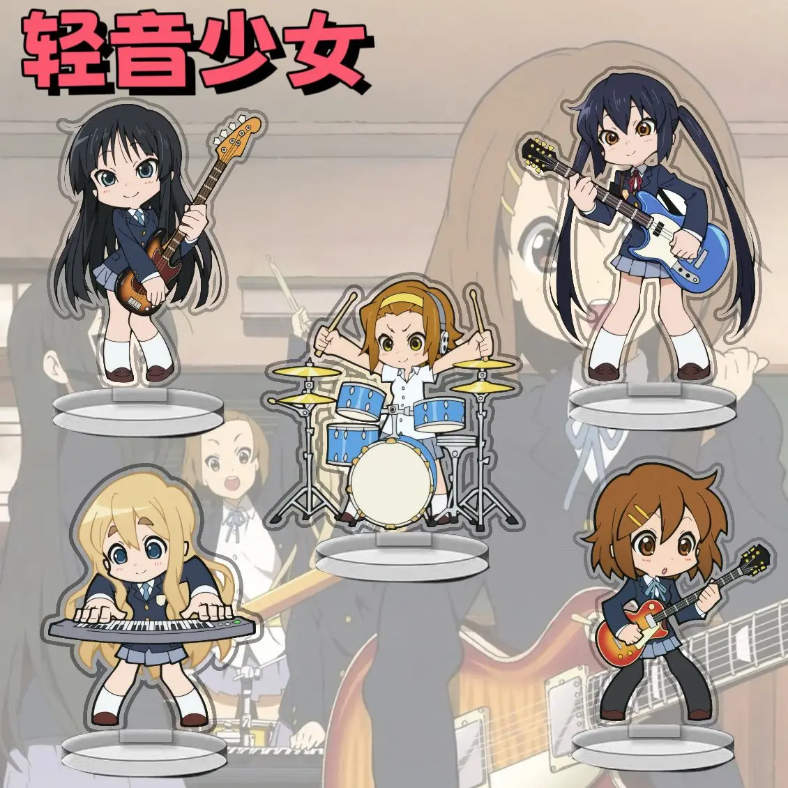 ك أون! حامل أكريليك هيراساوا يوي عرض الشكل أنيمي كوتوبوكي تسوموجي مجموعة مكتب زينة زخرفية إكسسوارات هدية