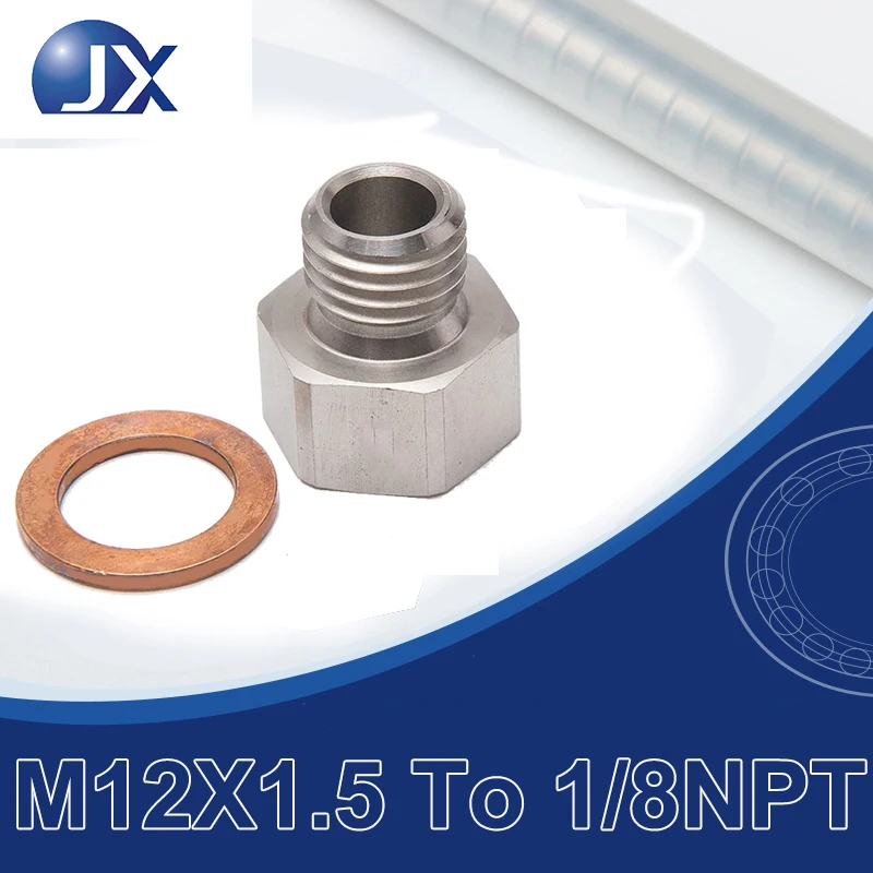 

LS1 LSX LS3 Engine Oil Pressure Sensor M12x1.5 to 1/8NPT Thread Adapter