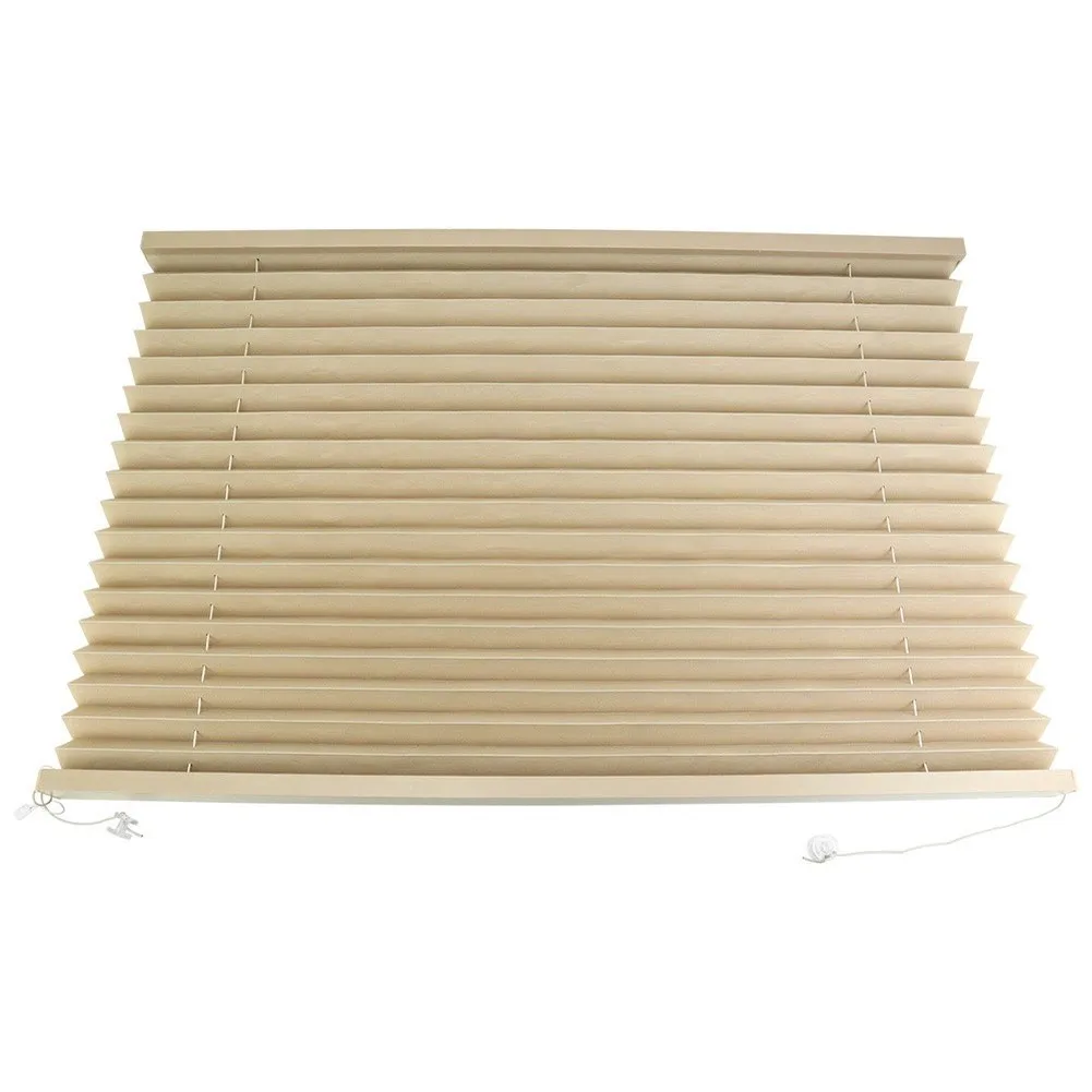 26x24 Inch RV Pleated Shade Blinds Thick Fabric Window Coverings For Camper Trailer Sun Blocker UV Protection Privacy