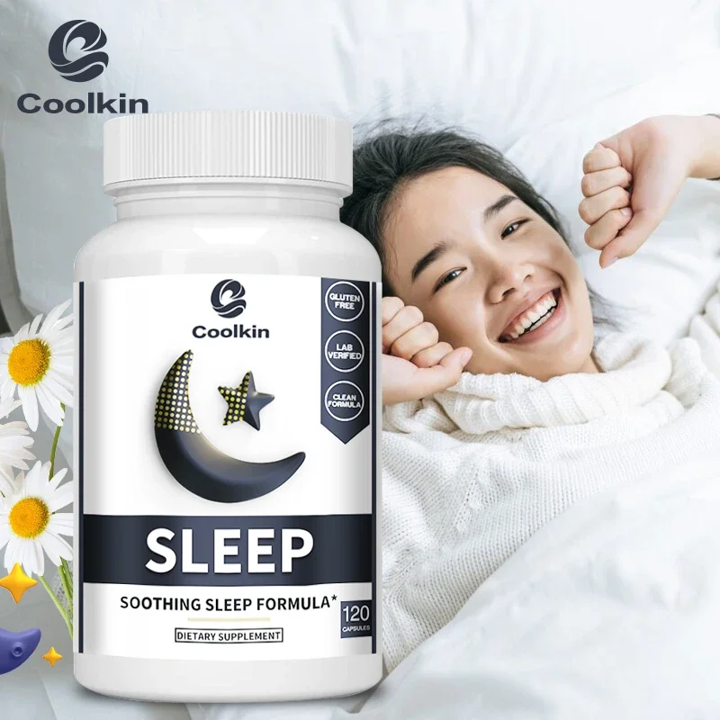 

Sleep Supplement - Contains Chamomile and Valerian Extracts To Deepen Sleep Quality
