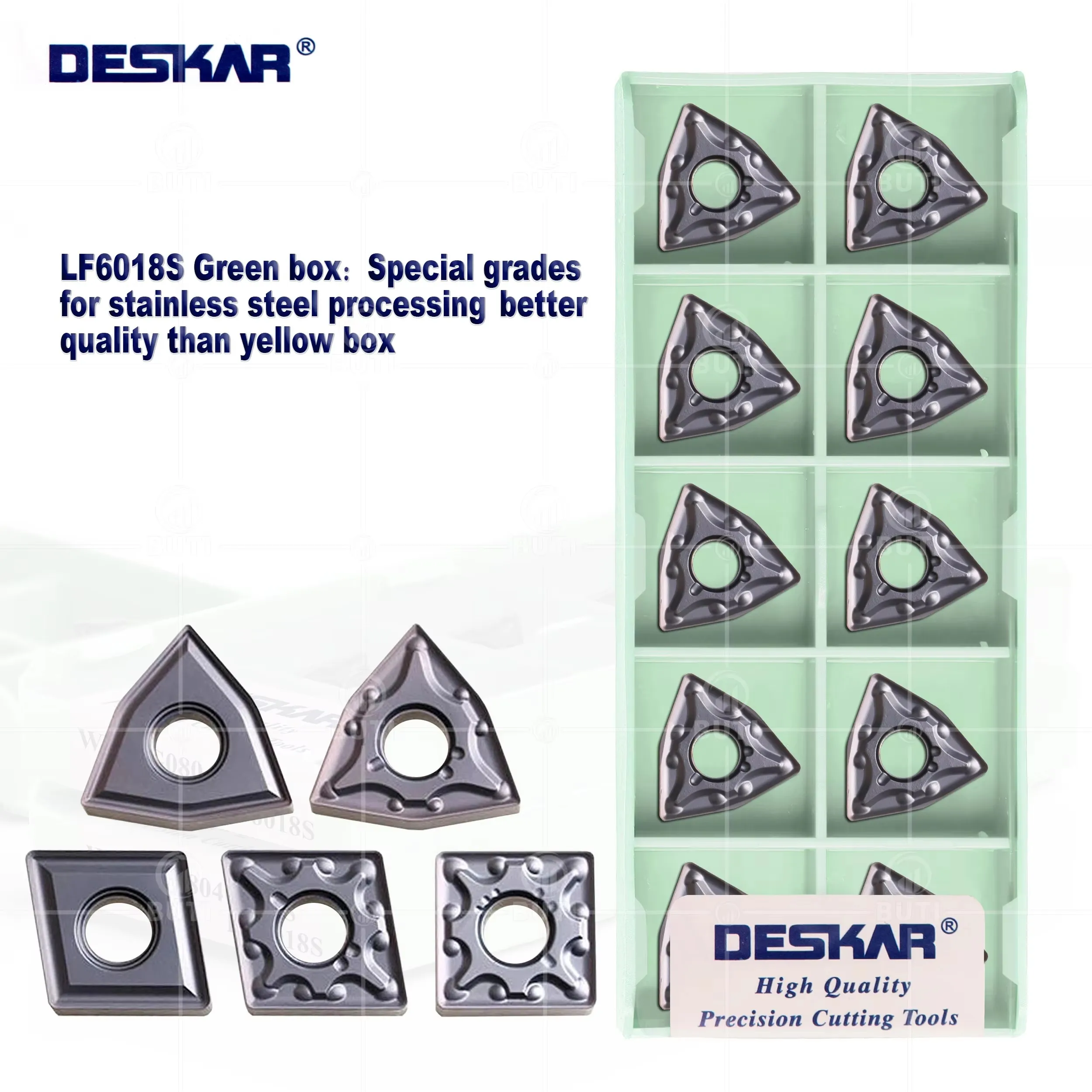 דסאר 100% המקורי wnmg080404 wnmg080408 cnmg120408 ma ms lf6018 cnc קרביד כלי מפנה מחרטה חלקי להב חותך