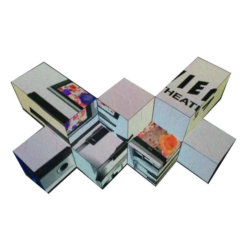 Indoor P5 1/8s Module Size 320x160mm Customized Size Led Screen for Night Club Special Design DJ Booth