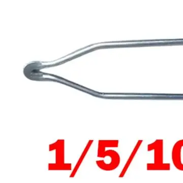 Soldering Iron Tip 1.5mm Diameter 15mm Joint Distance Metal High Temperature Resistant Replaceable Head For Electric Welding Too