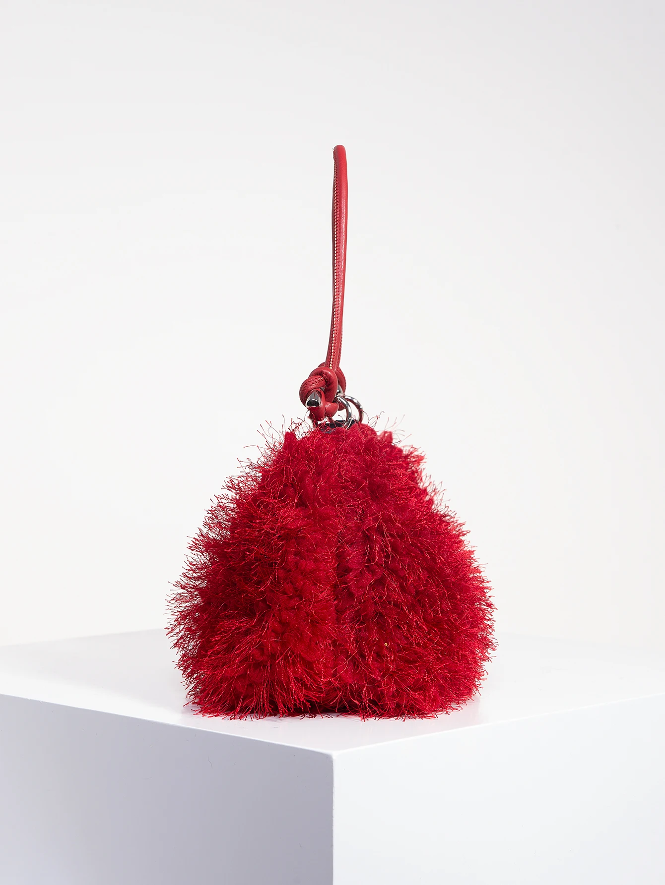 Y2K Style Women Shoulder Bags，Cute Charm Clutch，Hobo Handbag，Burgundy Bag，Vacation Travel Purse for Girl，Dopamine Style Purse