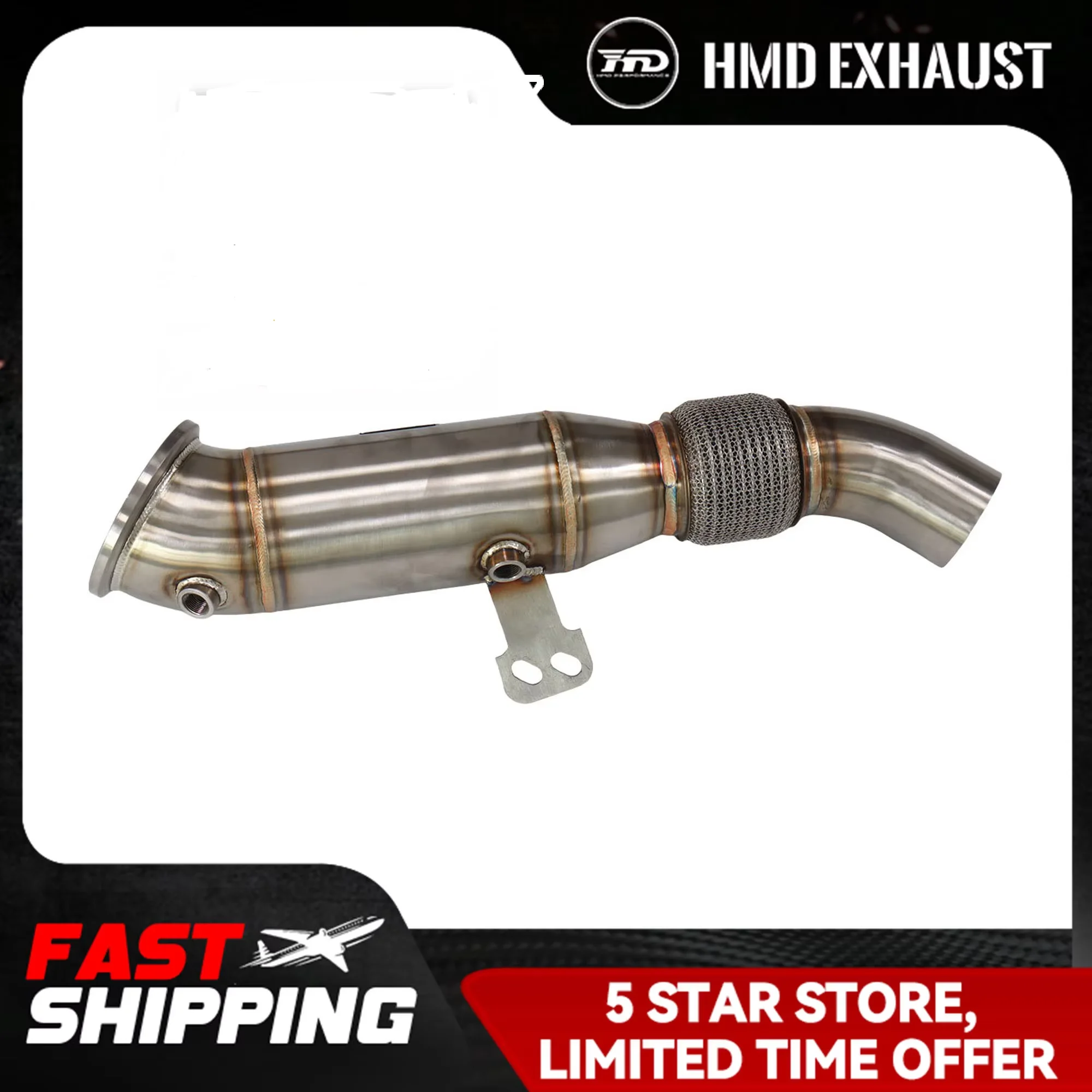 

HMD Shocking Price Downpipe For BMW X5 G05 X6 G06 X7 G07 Z4 G29 B58 Exhaust System Stainless Steel ﻿