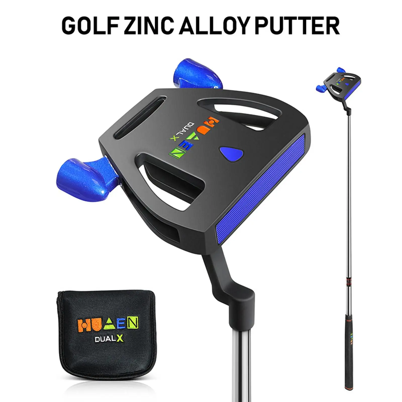 Golf Putter Golf Equipment Equipment Nonslip Grip Hitting Stability for Travel Indoor Outdoor Men Women Home Office Lawn