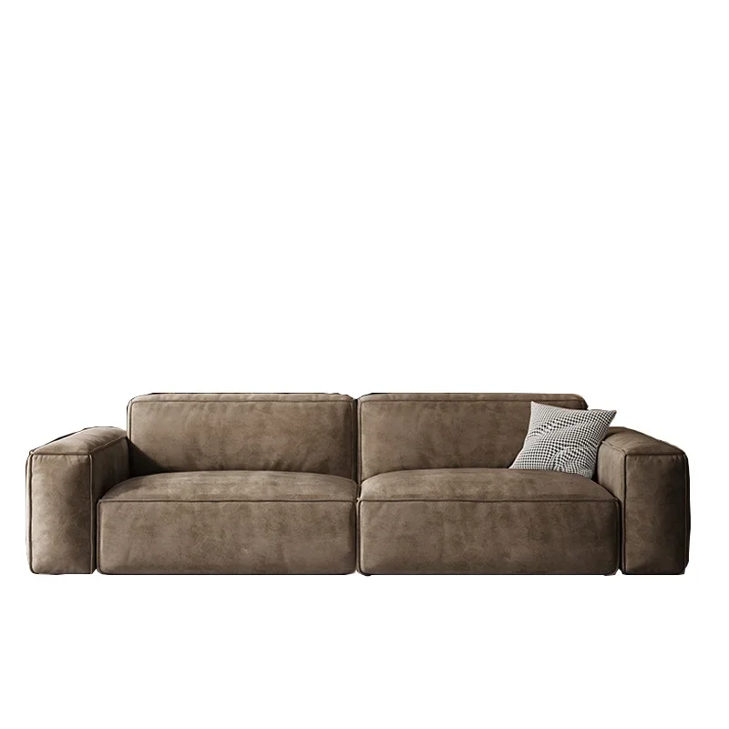 

Italian minimalist sofa tofu block, sofa, living room latex sofa