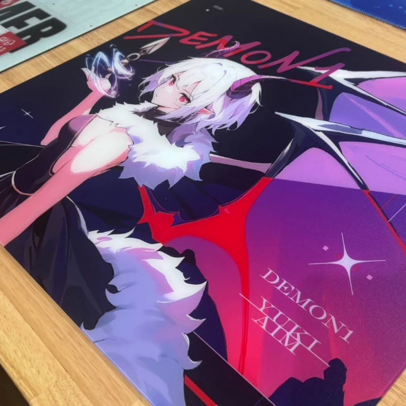 Yukiaim×DEMON1 Yuki Aim x Demon1 - Glass Mousepad