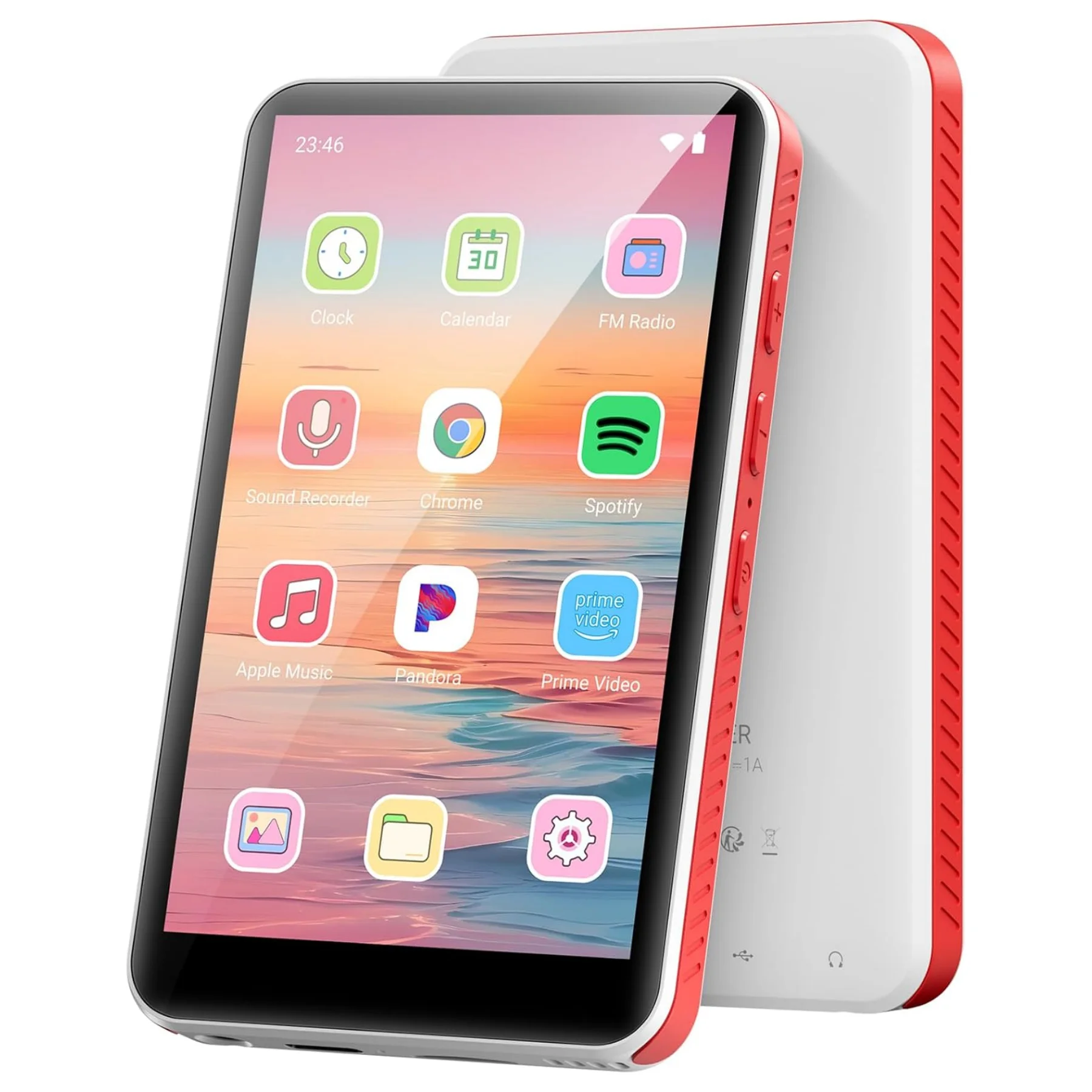 مشغل MP3 192 جيجابايت (128 جيجابايت + 64 جيجابايت) مزود بتقنية البلوتوث وواي فاي، وشاشة لمس عالية الدقة 4.0 بوصة ومكبر صوت، حتى 1 تيرابايت