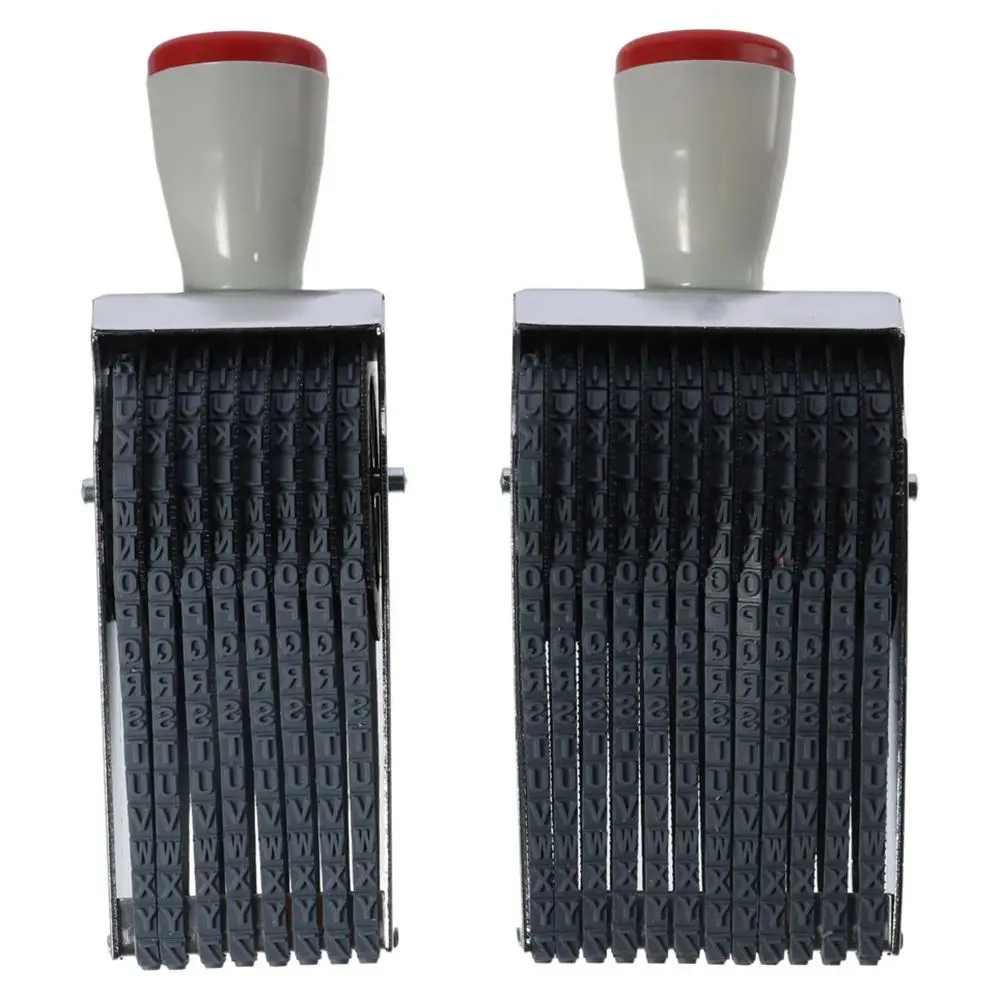 

8- или 12-значный штамп с вращающимся колесом, регулируемые роликовые штампы с английским алфавитом, символ номера, многофункциональный штамп с номером