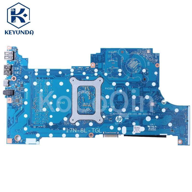 Imagem -06 - Placa-mãe Portátil para hp 17-cn 470 g8 Notebook Mainboard 6050a3261101 Ouro 7505 i3 i5 i7 10th Gen Mx350 M50445601 M83252-601