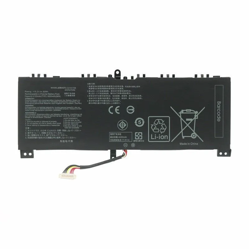 

Laptop Battery For GL503VS Series Notebook computer 15.2V 62Wh 0B200-02730000,0B200-02730300,C41N1709