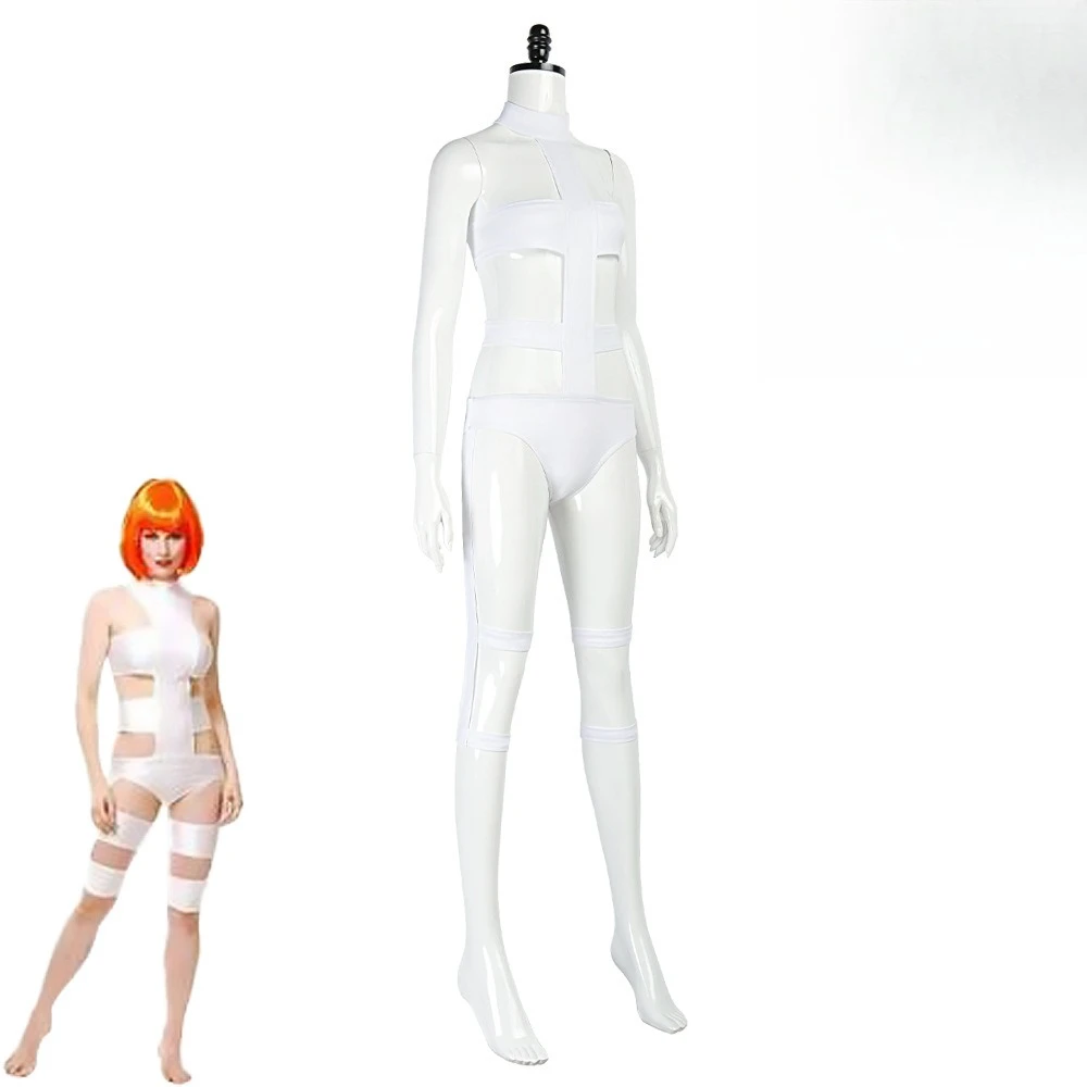 العنصر الخامس للفيلم البطلة ليلو أزياء تنكرية للهالوين أزياء ليلو التأثيرية مجموعة كاملة #1