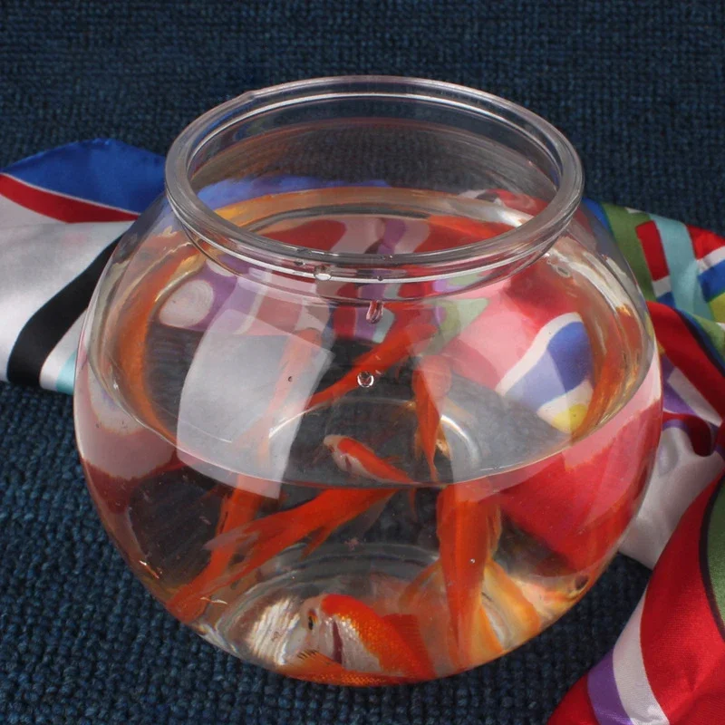 Magic Goldfish Bowl Stage Magic Tricks Appearing Goldfish Fish Magie Mentalism Gimmick Props Accessories Props Magician Street