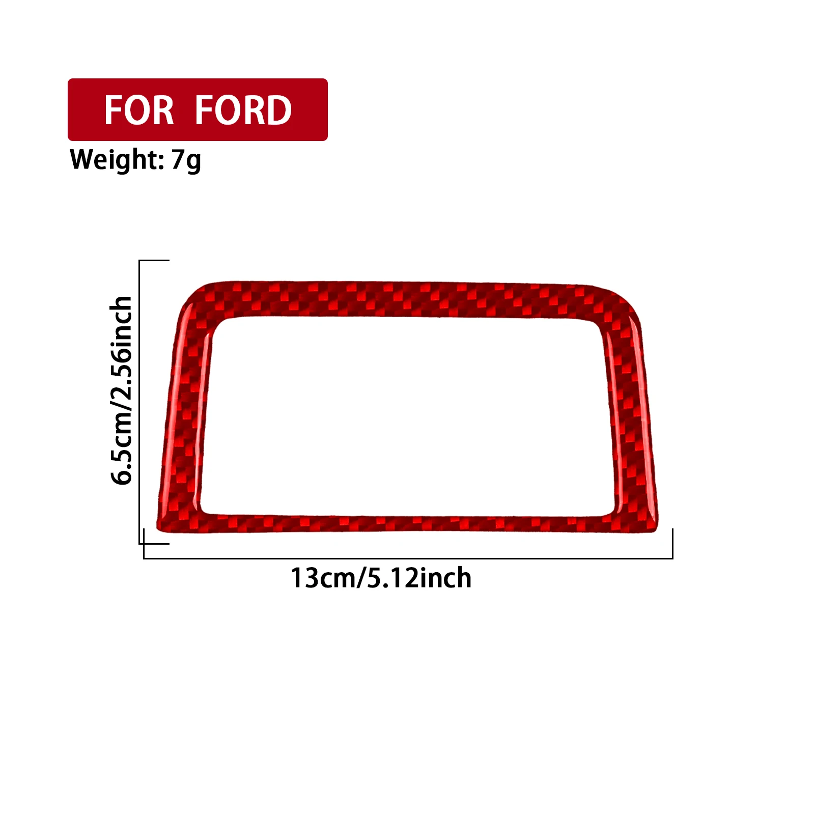 For Ford Expedition 2007–2014 Car Seat Storage Switch Frame Trim Real Soft Carbon Fiber Interior Accessories Decoration Stickers