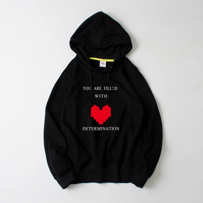 

Толстовка с капюшоном Undertale, унисекс, свободного кроя, повседневная спортивная одежда, весна-осень-зима, с принтом, из смеси хлопка и полиэстера, молодежная, модная.