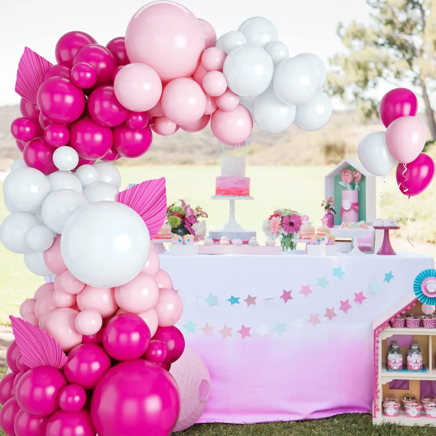 Globos para fiestas de revelación de género, suministros para fiestas, 50 piezas, rosa, blanco, día de la Madre, Día del Padre, temporada de graduación, Día de San Valentín, Baby Shower