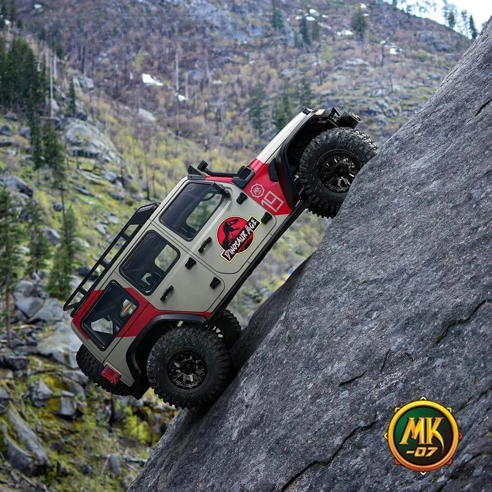 Croboll MK07 نسخة بدون فرش 1/7 RC نموذج التحكم عن بعد الكهربائي سيارة روك الزاحف 4WD RTR ألعاب الأطفال الكبار