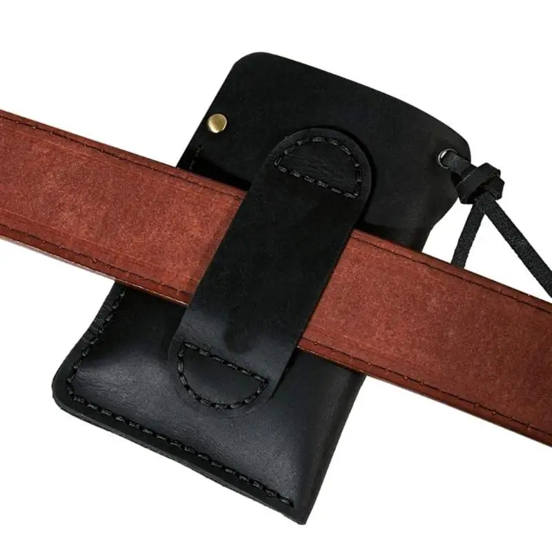 

Кожаный карманный органайзер для мужчин, чехол для ножа ручной работы, кобура, кошелек, 11UA
