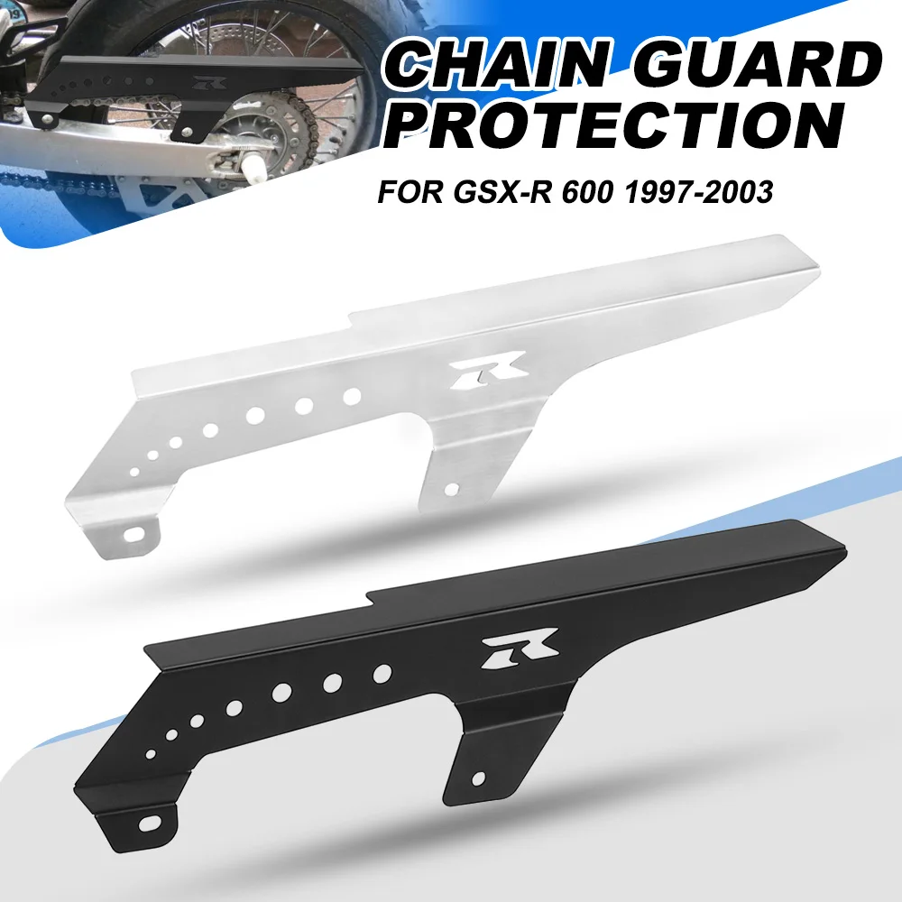 

Rear Chain Guard Cover Protector Stainless Steel For Suzuki GSX-R 600 1997-1998-1999-2000-2001-2002-2003 Motorcycle Accessories