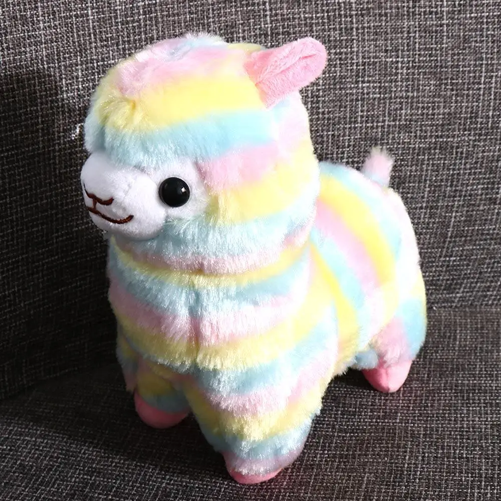 Gift For Children Sleeping Mate Doll Gift Puppet Toy Colorful Alpaca Doll Home Soft Toys Alpaca Plush Doll Stuffed Plush Toys