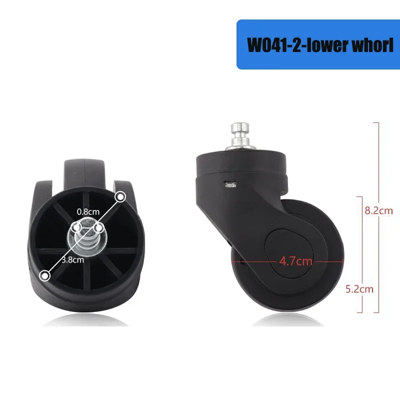 Next Round Silent Swivel Wheel Replacement Best-selling Luggage Wheel Replacement Universal 360° Silent Swivel Wheels Repair Par