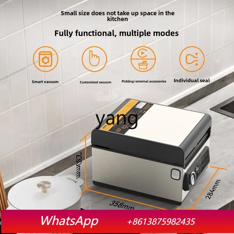 

Вакуумный упаковщик Lcx Commercial V32 для дома и бизнеса: упаковка продуктов, откачка жидкостей без необходимости подбирать пакеты